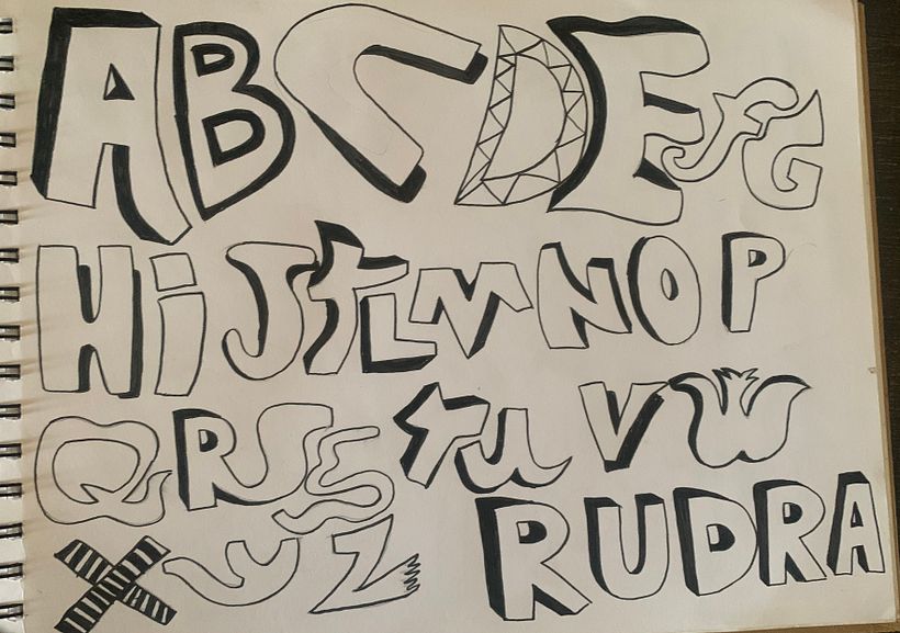My project for course: Hand-Lettering Sketchbook: Techniques to Unlock Creativity 3