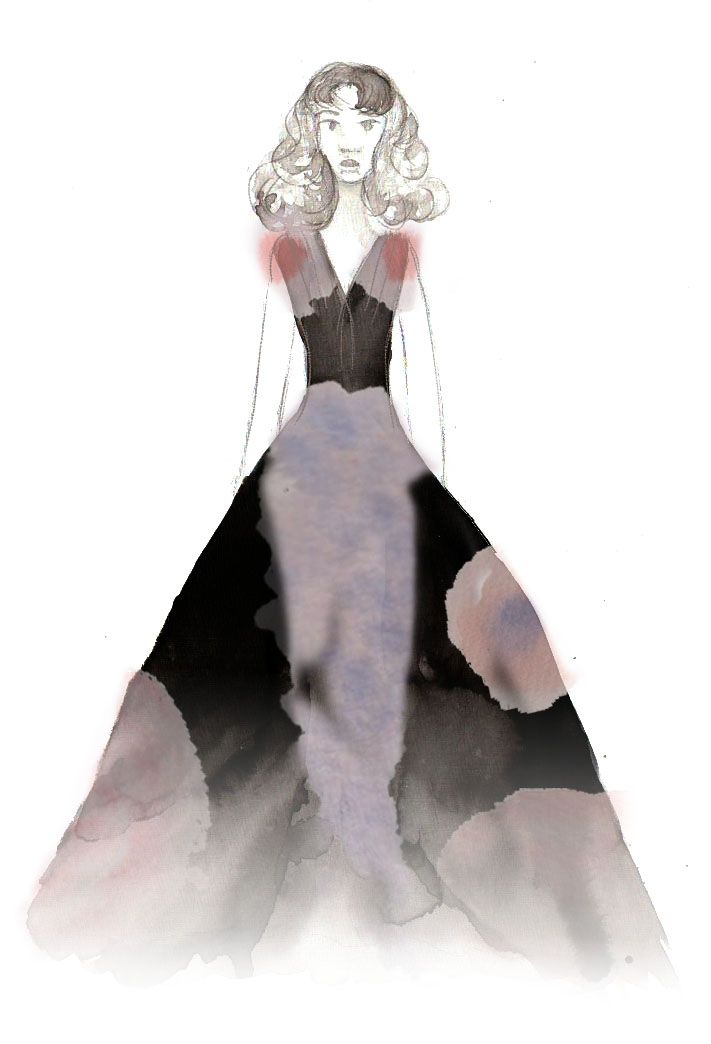 My project for course: Watercolor Fashion Illustration: Silhouette, Color and Flow 5