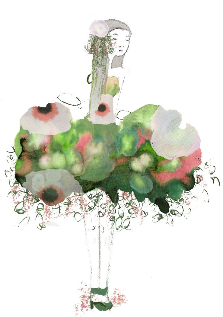 My project for course: Watercolor Fashion Illustration: Silhouette, Color and Flow 6