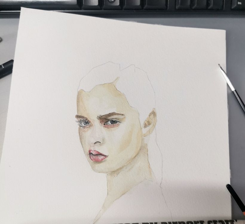 My project for course: Watercolor Portrait from a Photo 1
