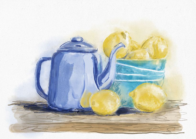 Lemon and tea 1