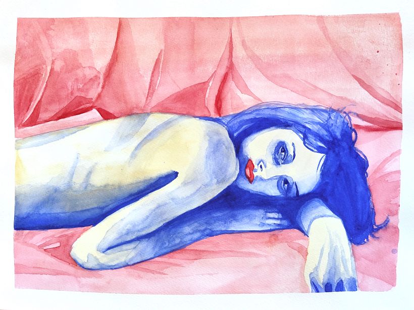 TEG: Aquarel·la, retrat 1