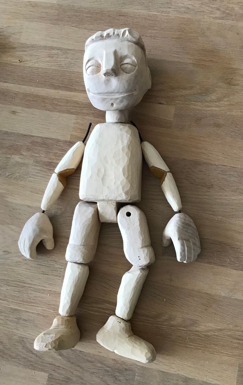Fully carved.