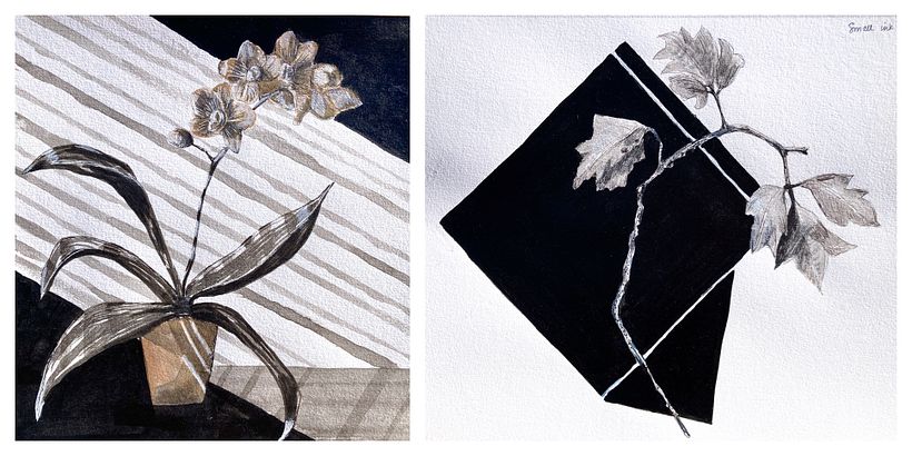 My project for course: Contemporary Botanical Illustration with Ink 2