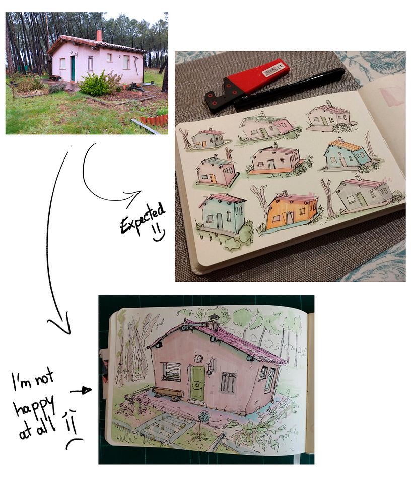 My first approach: I definitely don't like the final result so... Let's try again!