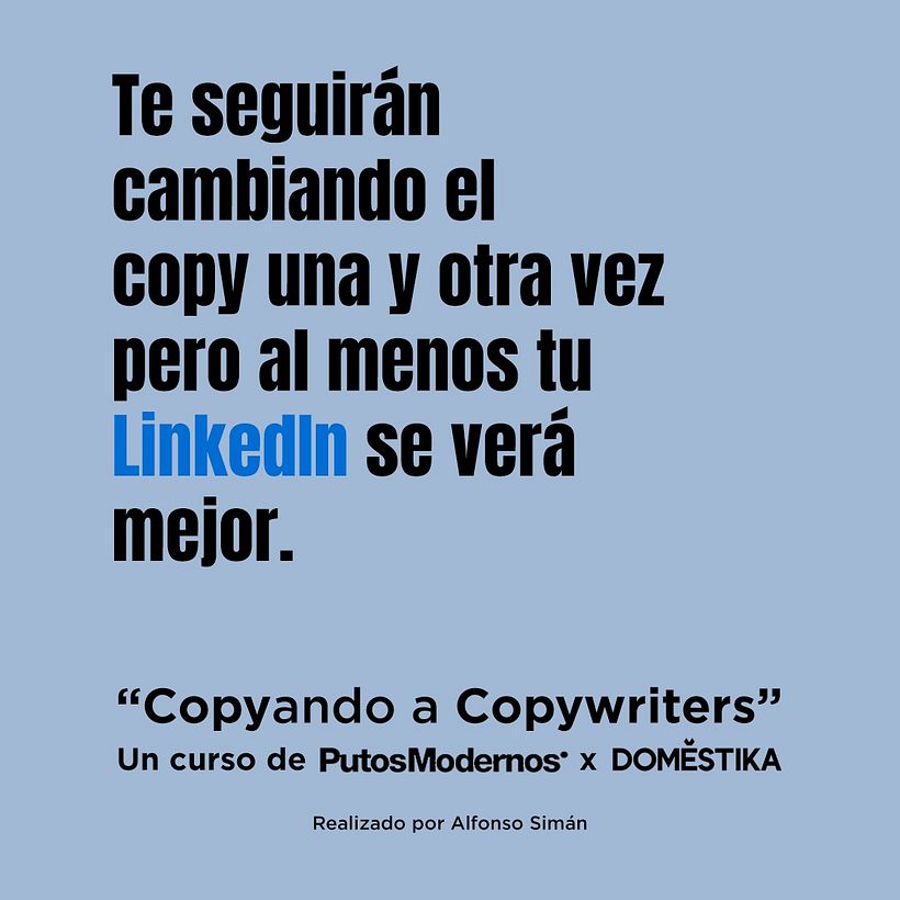 Mi proyecto del curso: Copywriting para copywriters 2