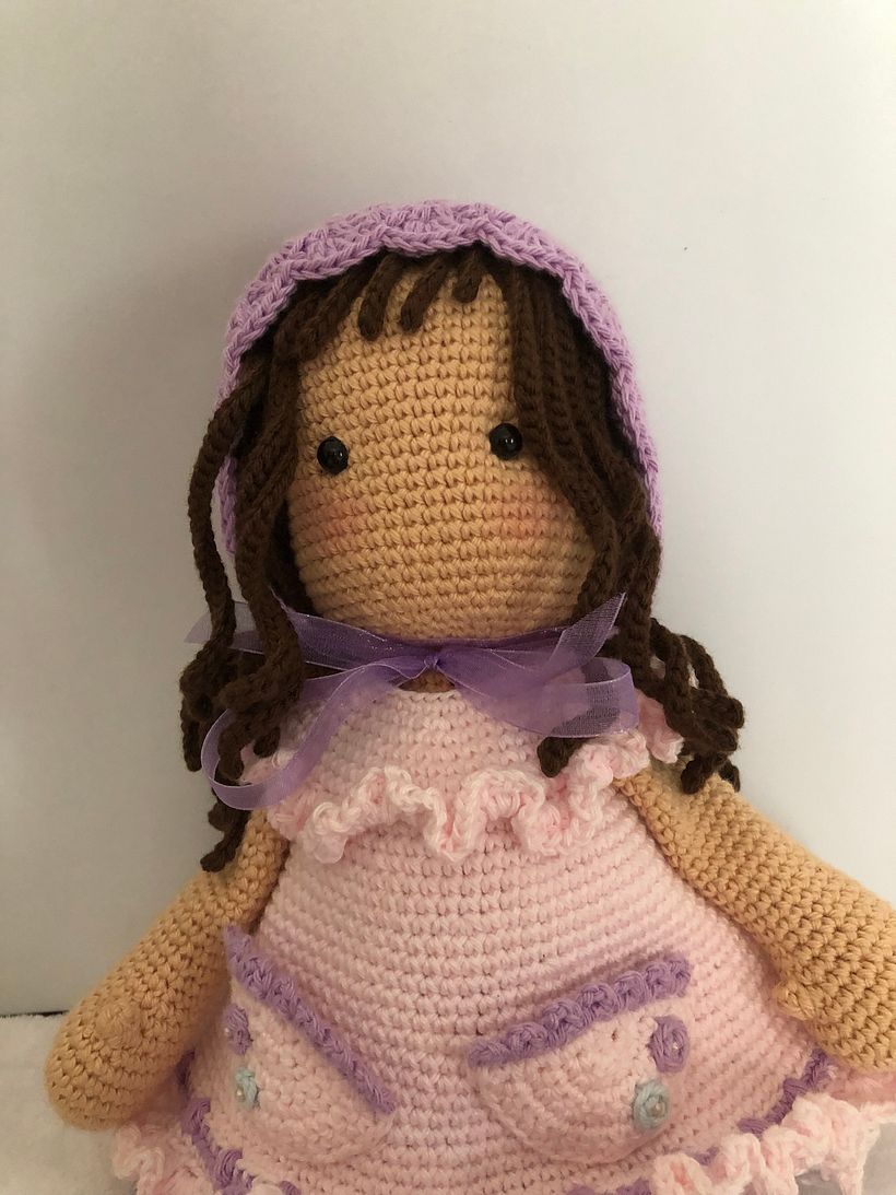 Mi proyecto del curso: Elaboración de muñecas amigurumi románticas 3
