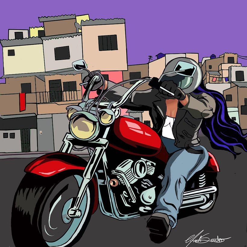 Minha persona que criei para o graffiti invadindo as telas do digital. 