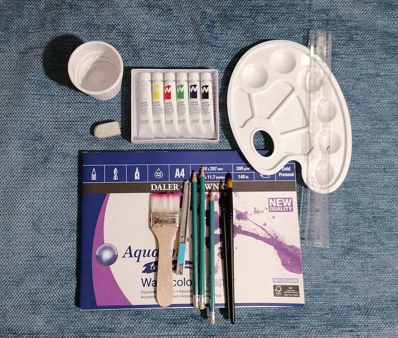 Mi proyecto del curso: Retrato artístico en acuarela 3