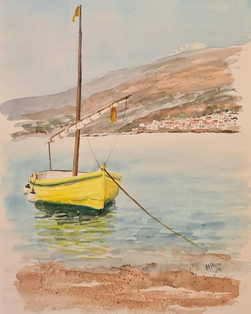 Mi proyecto del curso: Pintura en acuarela de paisajes marinos 2