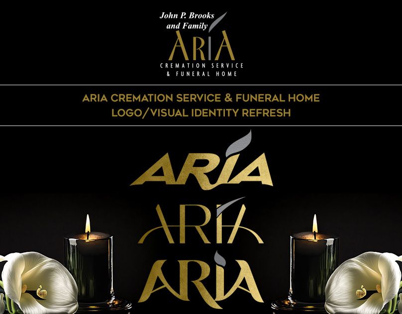 Aria Cremation Service & Funeral Home Logo/Visual Identity Refresh