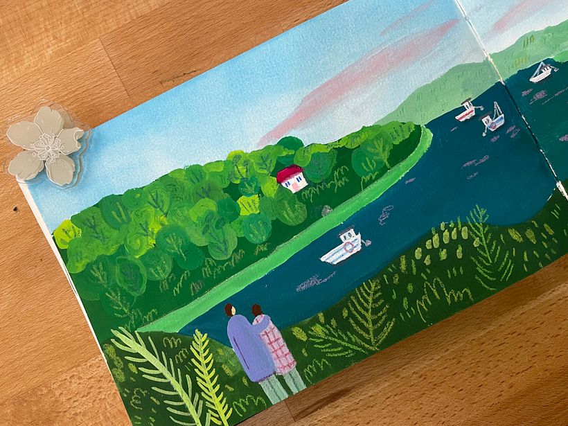 My project for course: Pictorial Sketchbook with Gouache 2