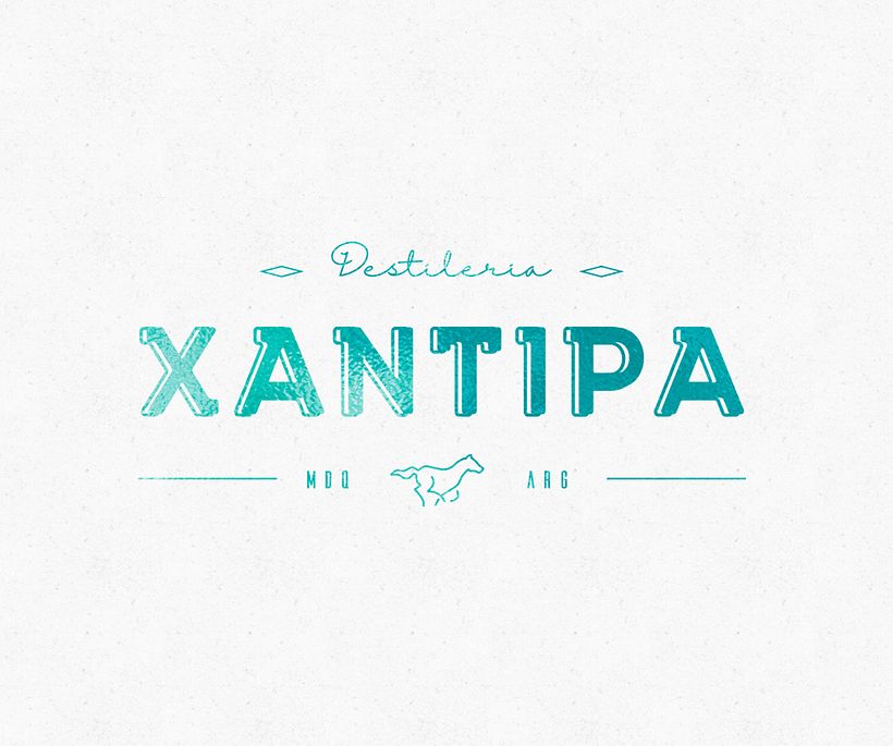 Branding y packaging XANTIPA gin 1