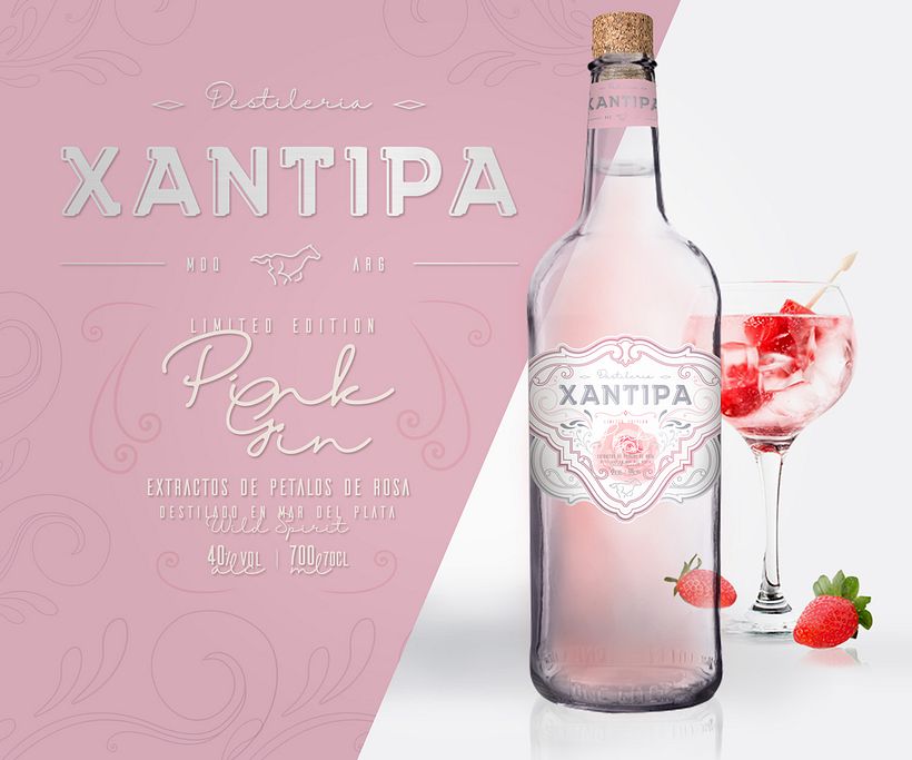 Branding y packaging XANTIPA gin 4