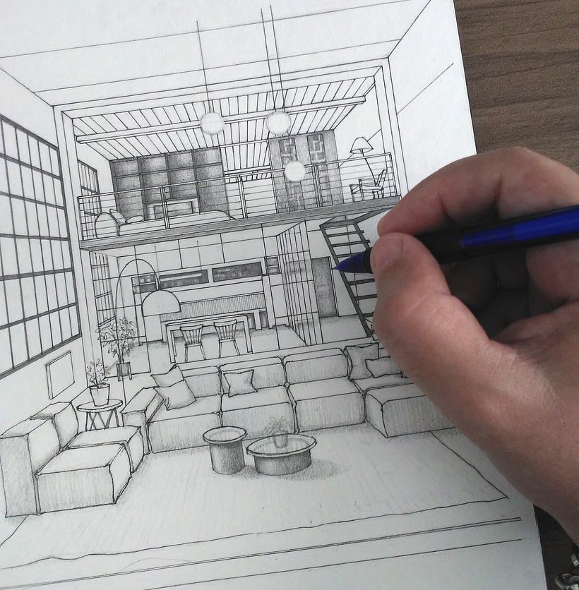 Interior design illustration 7