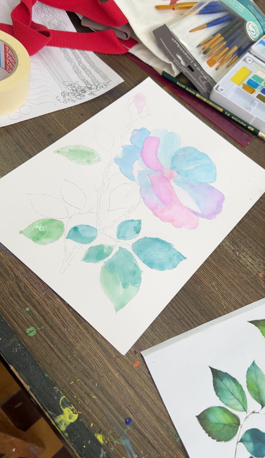 Mi proyecto del curso: Pintura de acuarela: Colorea escenarios y ambientes vivos  1