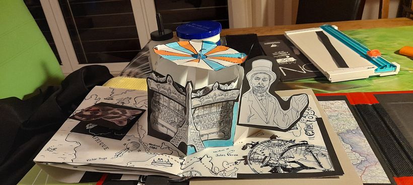 Mein Abschlussprojekt für den Kurs: Schöpfung von Pop-up-Büchern 2