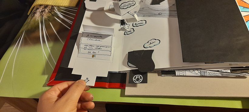 Mein Abschlussprojekt für den Kurs: Schöpfung von Pop-up-Büchern 6