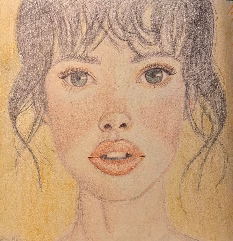 My project for course: Vibrant Portrait Drawing with Colored Pencils 4
