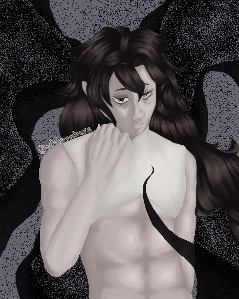 The values between the shirt and the skin are too similar, and definitely need to be worked some more. 