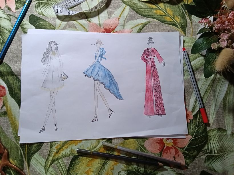 Mi proyecto del curso: Ilustración de bocetos de moda 3