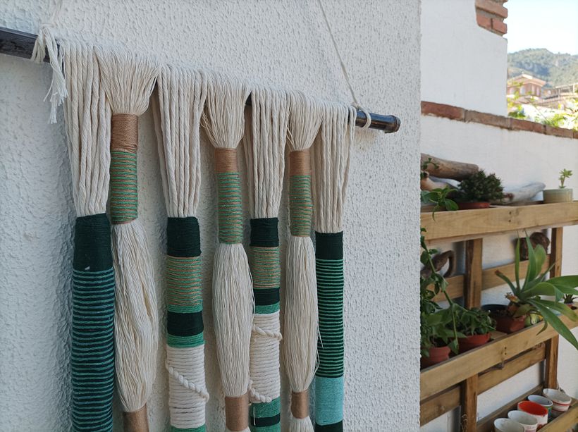 Mi proyecto del curso: Macramé: técnicas de tejido envuelto 3