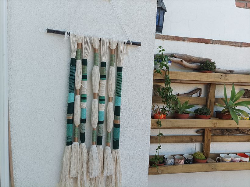 Mi proyecto del curso: Macramé: técnicas de tejido envuelto 2