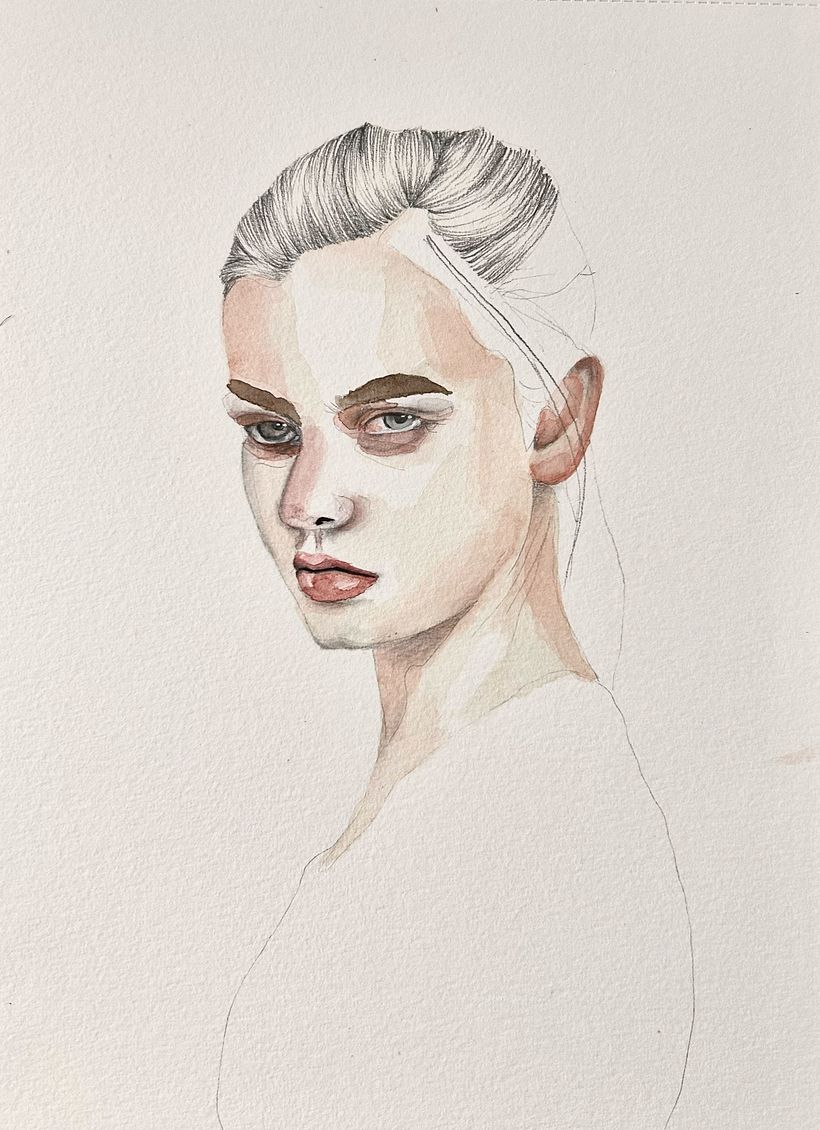 My project for course: Watercolor Portrait from a Photo 2