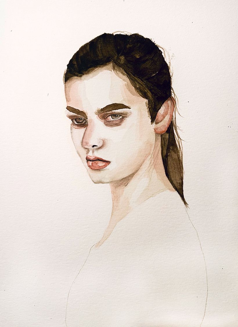 My project for course: Watercolor Portrait from a Photo 3