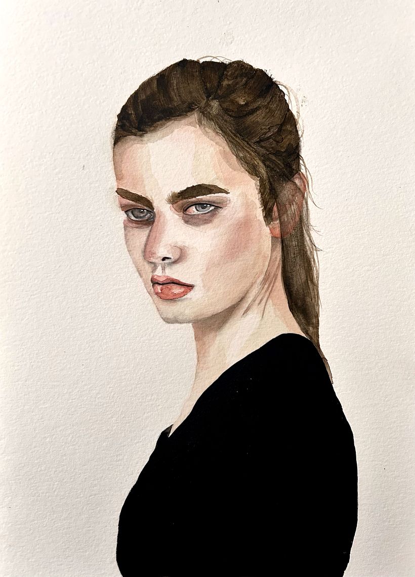 My project for course: Watercolor Portrait from a Photo 4