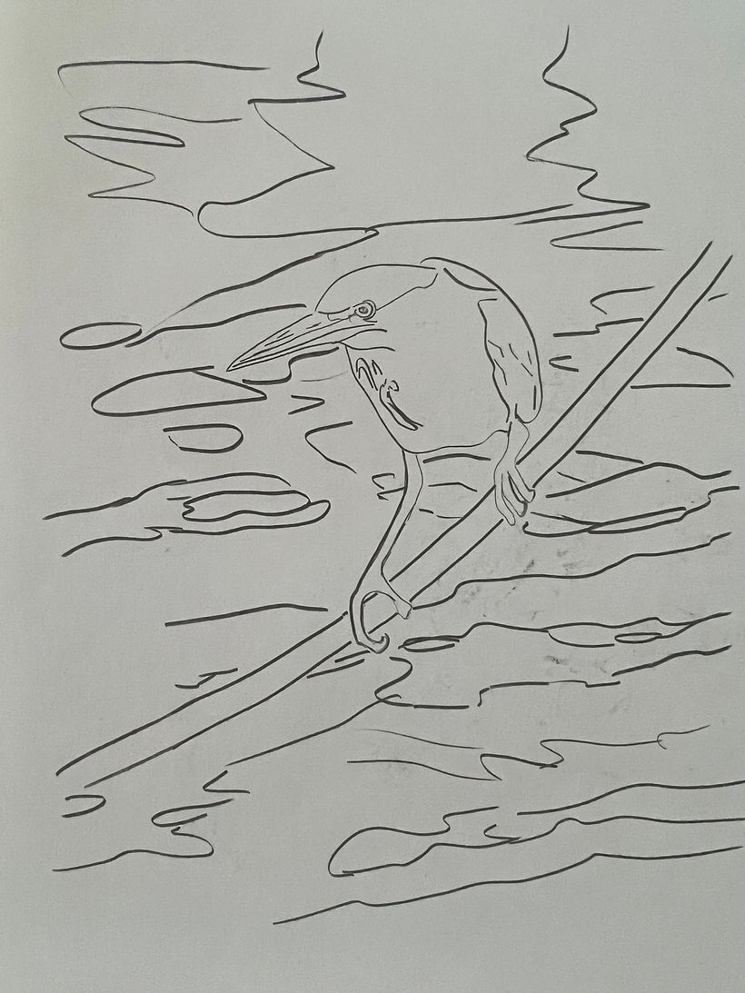 I used Adobe Fresco to create a sketch.