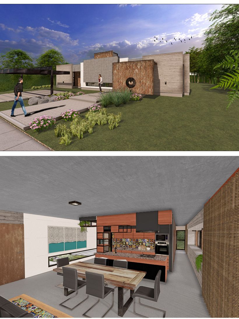 Mi proyecto del curso: Posproducción creativa de renders arquitectónicos con Photoshop 2