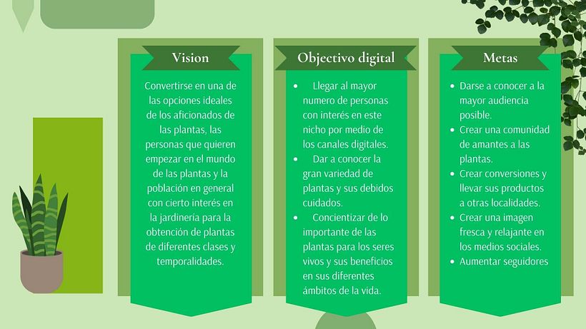 Hacer un resumen de sus objectivos y metas en el mundo digital.