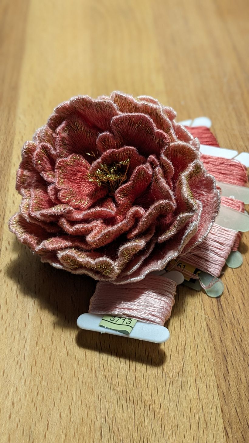 Mi proyecto del curso: Bordado stumpwork: crea adornos en 3D 5