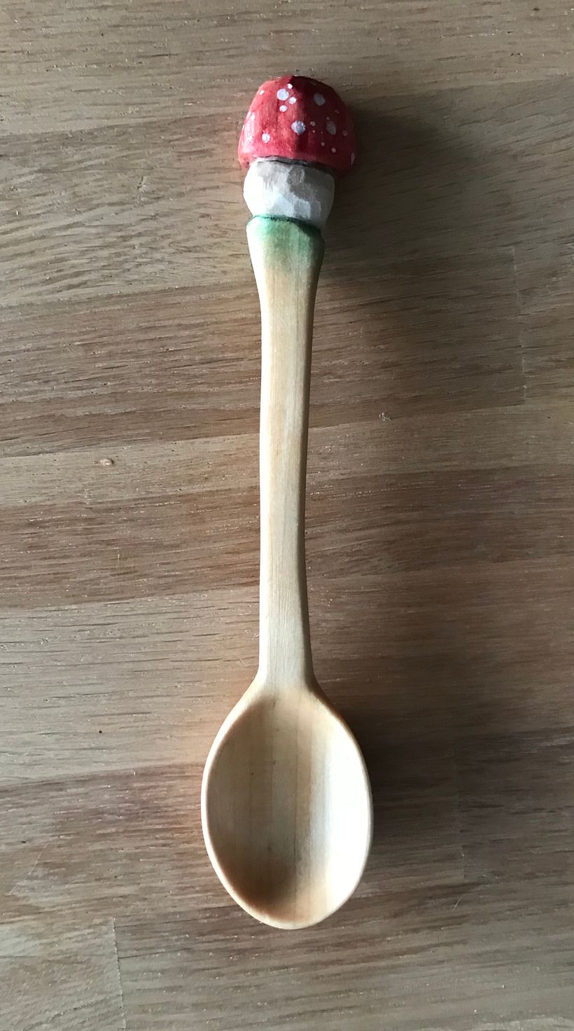 Mein Abschlussprojekt für den Kurs: Schnitzen von Holzlöffeln - Artesanía