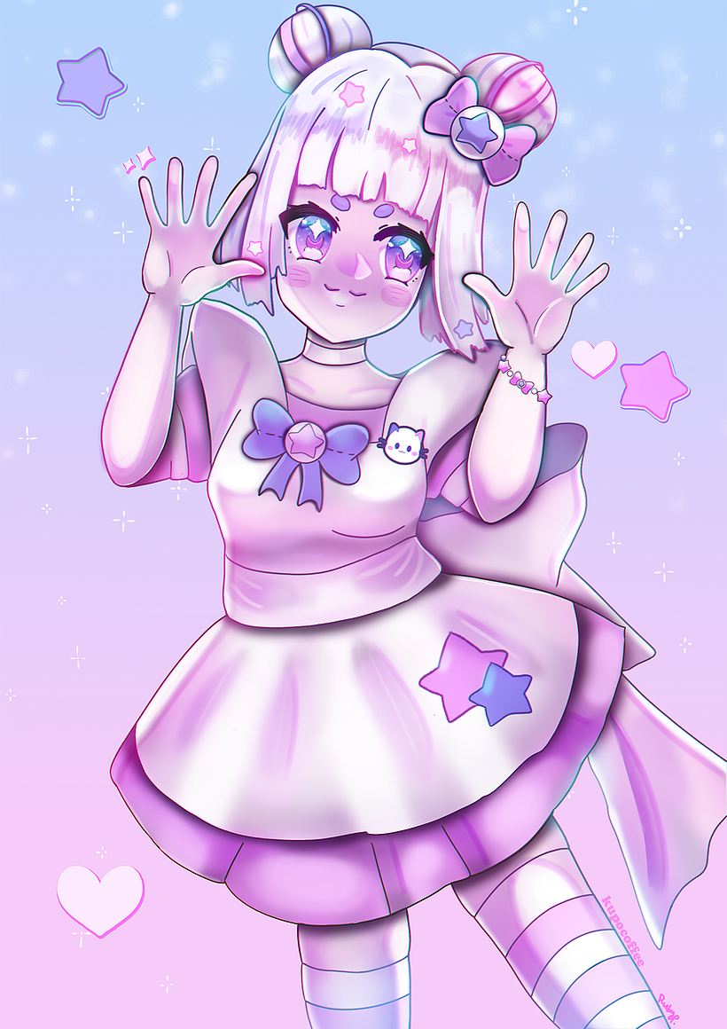 Celebrate devicat.art ‘s 9th Twitch Stream Anniversary with a “Do This In Your Style” and make fan art of Devicat’s mascot.