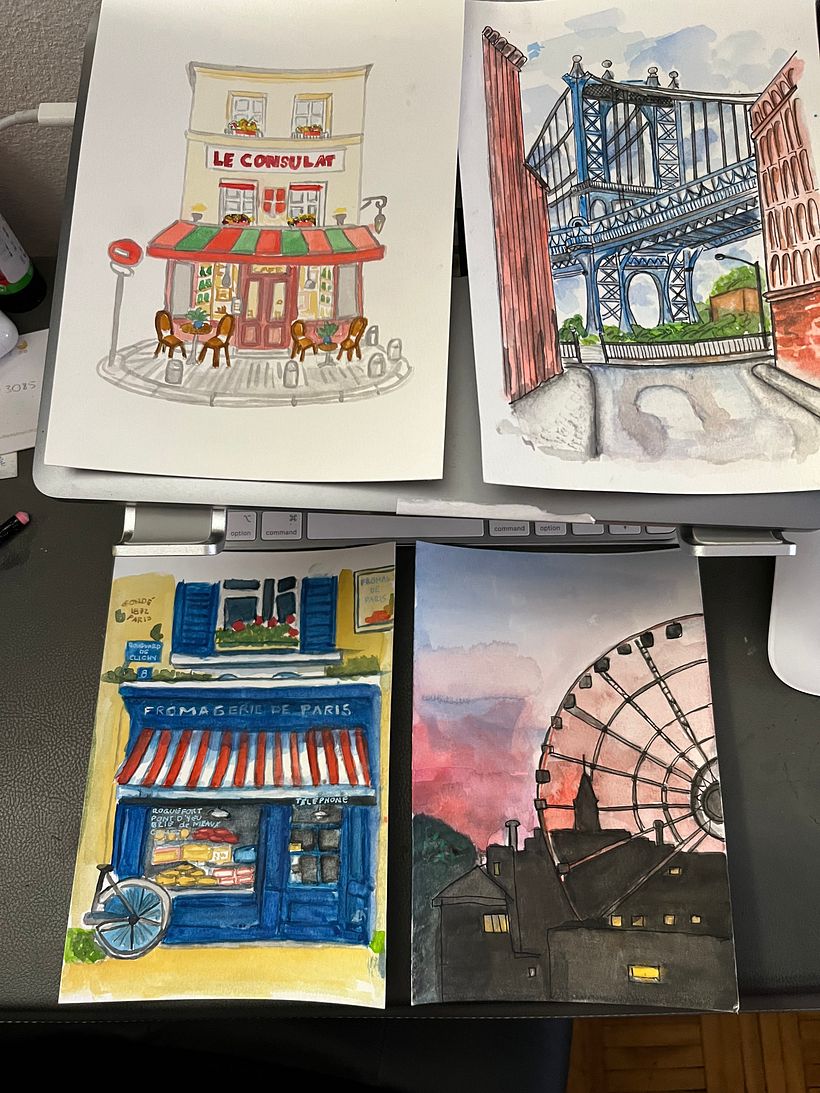 My watercolours 3