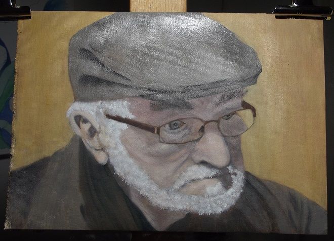 Final crop image - oil on board