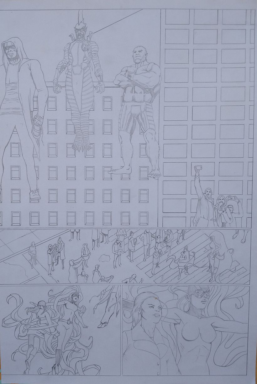 Mi proyecto del curso: El cómic de superhéroes: narrativa y realización gráfica 11