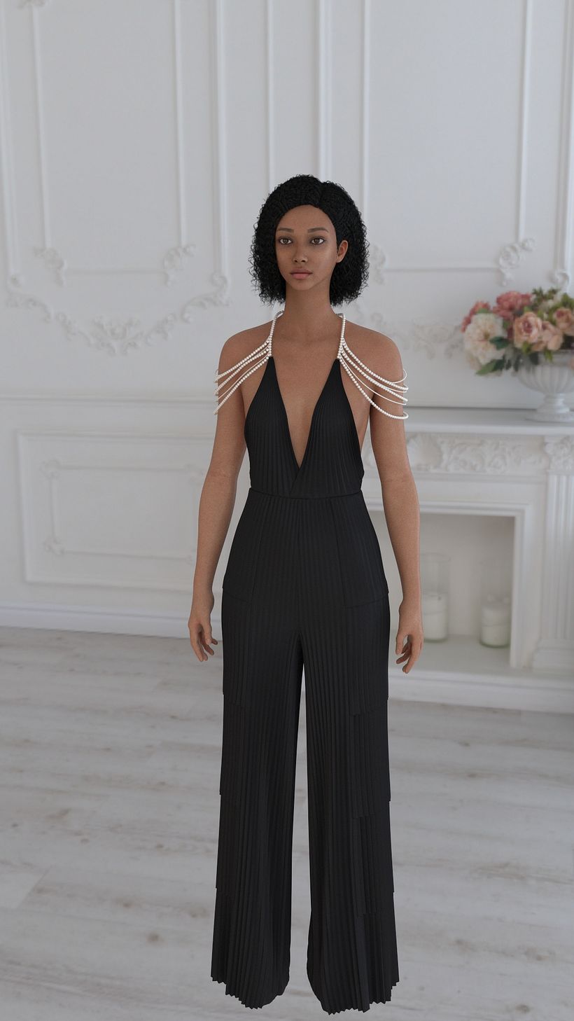 My project for course: Introduction to 3D Fashion Design with CLO 4