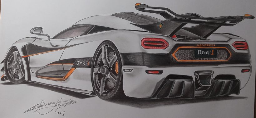 Meu projeto do curso: Esboço de design de carros - Design