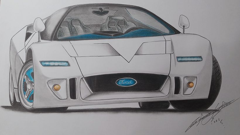 Meu projeto do curso: Esboço de design de carros - Design