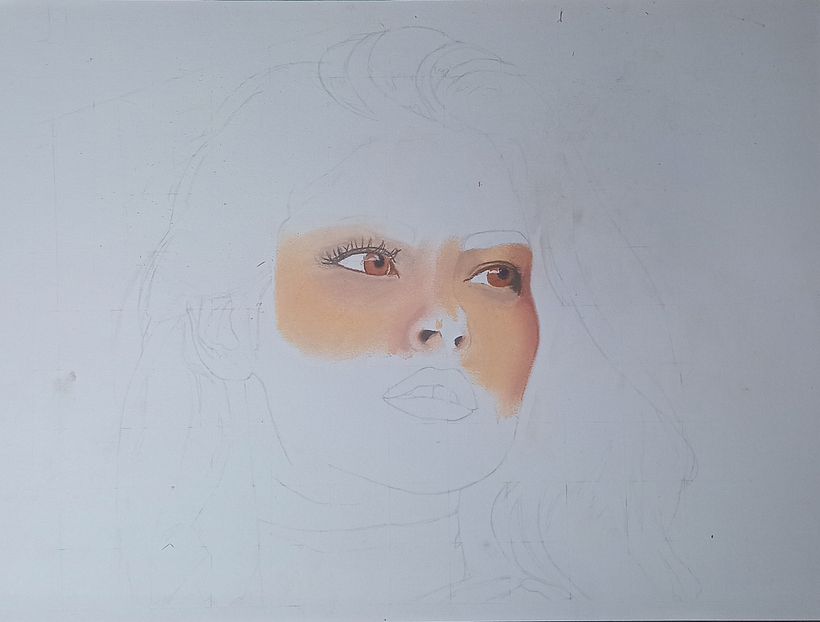 Mi proyecto del curso: Retrato realista al pastel tiza 4
