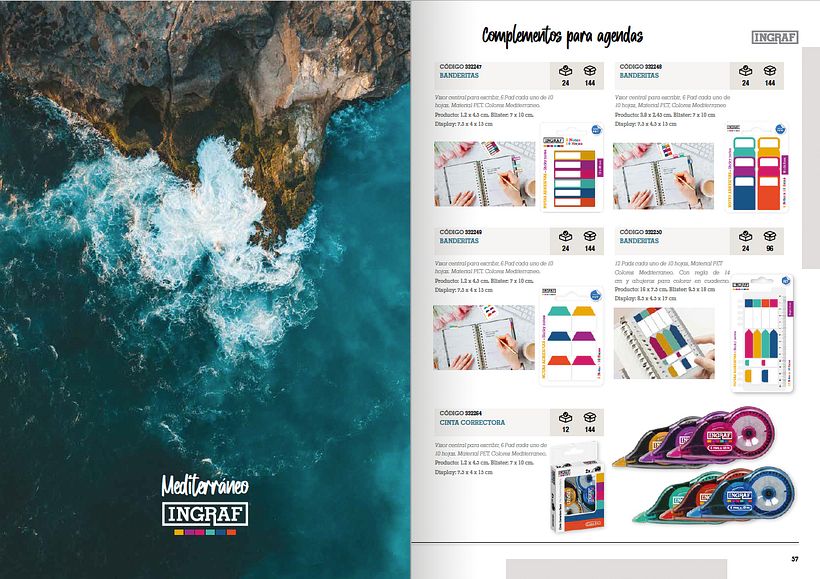 Diseño, fotografía y maquetación de Catálogo