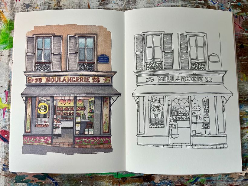 Coloring book From Paris with Love 3