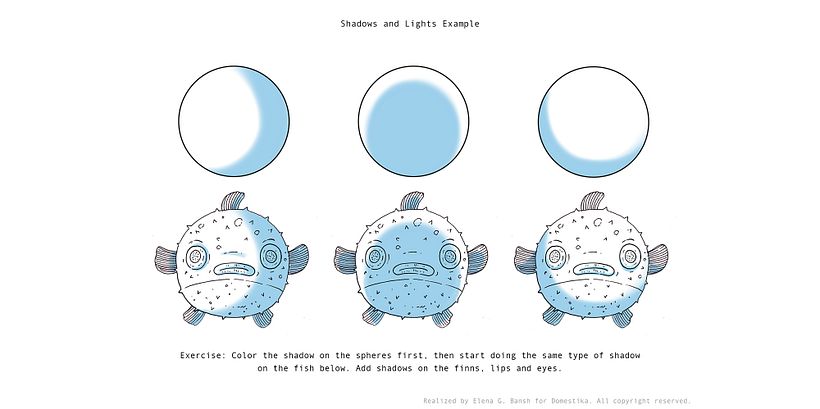 Free Download: Shadow Illustration Exercises 5