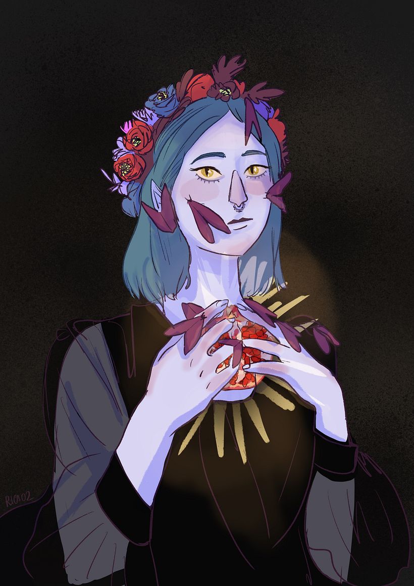 Persefone - Ilustrație digitală