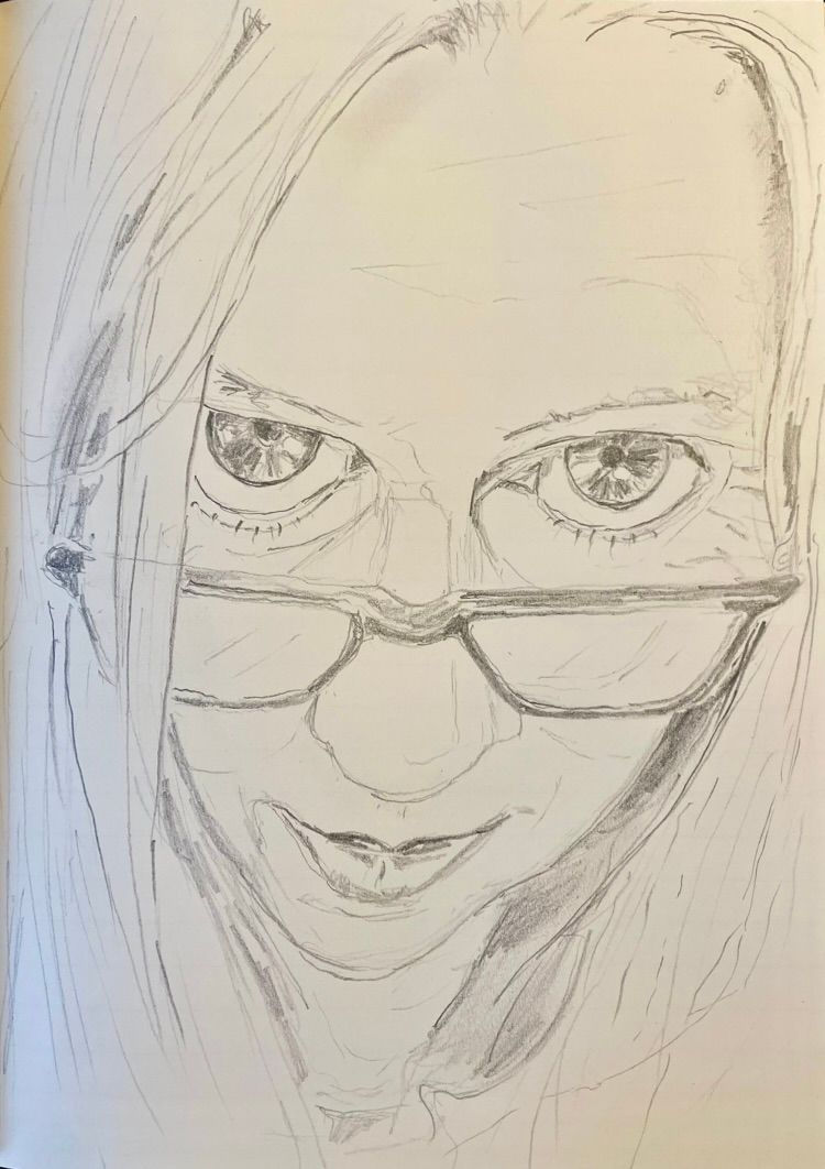 Day 30  IT`S ME.  (Rework on a previous subject - self portrait)