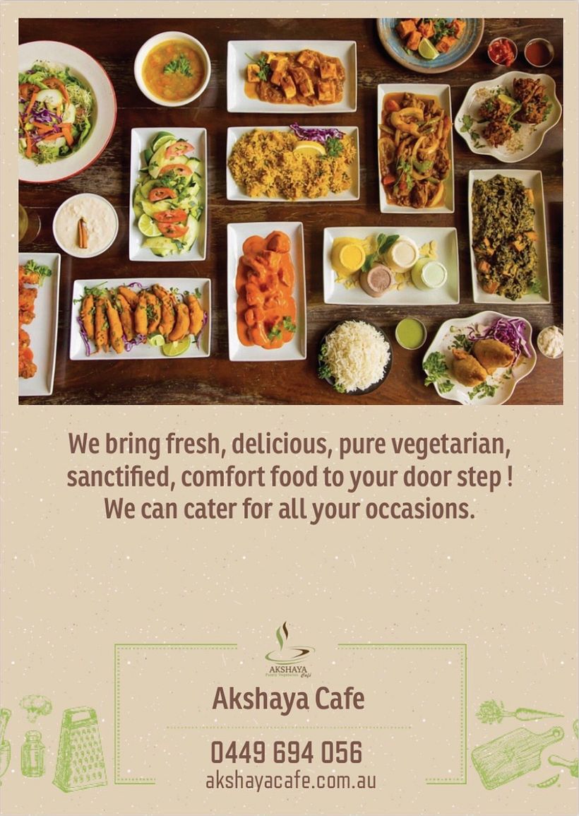 Made marketing material for Akshaya Australia and Pat’s Coffee Irvine 11