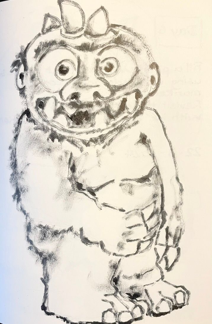 Day 5  AM I UGLY?  (create an ugly drawing)
